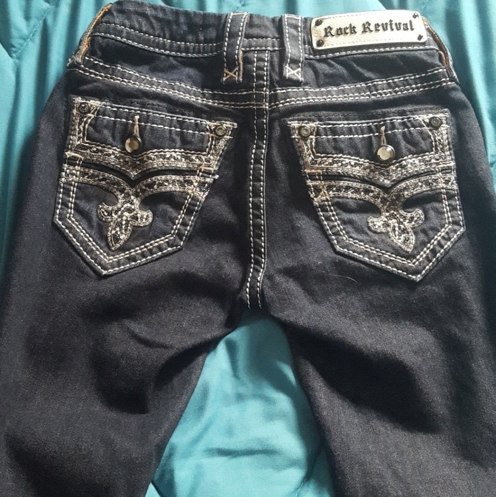 NWOT Rock Revival Boot Cut Jeans Size 24